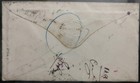 141  Queen Victoria 1885 Used Stamp On Registered Envelope Multiple Franking