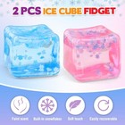 Fidget Toy Set  Sensory Squishy Stress Cube  Square Stress Ball  Anxiety Relief
