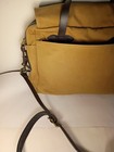 Filson 257 Briefcase Rugged Twill Bridle Leather Adjust Strap Tan Messenger Bag