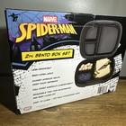 Marvel Spiderman Zak 2pc Bento Box Lunchbox Set