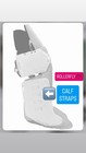 Rollerfly        Calf Playes Straps Replacement   Pair 33    Hook  loop   Inline Goal