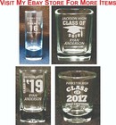 Personalized Shot Glass Custom Wedding Party Favors Groomsman Bridemaid Gift