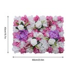 Wedding Party Artificial Waterproof Flower Wall Durable Bouquet Background 60x40