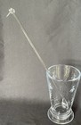 Blown Glass Art Glass Swizzle Sticks Cocktail  Stirrers Lot Of 5 Assorted