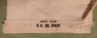 Vintage Bank Of America Canvas  Cloth Coin Deposit Money Bag