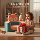 Fox Toddler Chair Kids Foam Sofa   Kawaii Montessori Kids Seat   Soft Armchair