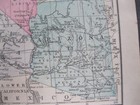 Mitchell Original 1886 Map Us West Coast Ca  or  Nv   Territories Of Wa id ut az