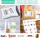 Half Sheet Shipping Labels 8 5x5 5  - Self Adhesive  Round Corners  50-1000 Pack