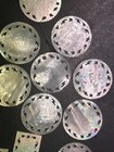 Antique Chinese Mother Of Pearl  25  Gaming Tokens