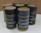 Lot Of 7 Edison 4-minute Cylinder Amberol Records
