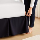 Luxury Hotel Quality Bed Skirt Brushed Microfiber Pleated Tailored Dust Ruffle