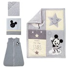 Disney Baby Mickey Mouse Gray yellow 4-piece Crib Bedding Set By Lambs   Ivy