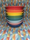 New Fiesta 8 Medium Bowls Bright Rainbow Mix Set 19 Oz  Fiestaware Free Shipping