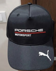 New Black Porsche Motorsport Team Adjustable Baseball Cap Racing Outdoor Hat