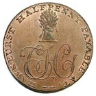1794 Hawkeurst Half Penny Conder Token Copper Coin 1 2p
