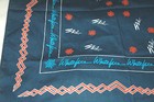 Vtg Whiteface New York Bandanna Ski Resort Handkerchief Scarf Apres Skiing Rare