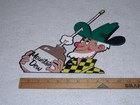Vintage Mountain Dew Hillbilly Shoots Hole In Hat W  Jug Metal Soda Gas Oil Sign