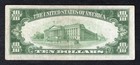 Fr  2309 1934-a  10 Ten Dollars    north Africa    Silver Certificate Very Fine 