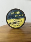 Vintage Ilford Fp3 16mm Cine Film 100ft Metal Can Reel Made In England