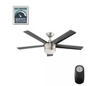 Home Decorators Collection Merwry 52in Indoor Led Ceiling Fan - Brushed Nickel