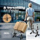 Folding Cart With Wheels Waterproof 88 Lb  Phone Support   Elastic Ropes For    