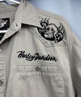 Harley Davidson Mens Long Sleeve Shirt- Large