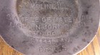John Deere 4 Legged Deer Stamped Ashtray Made At Plant From Steel Box Drill Z141