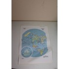 Polar Map Of The World Antarctica Vintage World Atlas 91146