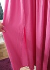 Pink Formal Long Evening Ball Party Prom Wedding Bridesmaid Dress Shoulder Lace