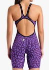 Arena Powerskin Carbon Air2 Open Back Leo Skin Violet Size 24
