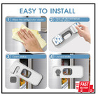 2pk Fridge Locks Self-adhesive Childproof Latch For Refrigerator  Cabinets  Oven