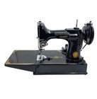All The Extras 1957 Singer Model 221-1 Vintage Black Portable 221 Sewing Machine