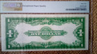 1923  1 One Dollar Silver Certificate Banknote  horse Blanket   Gemu  Pmg 65 Epq