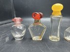 Empty Lot Of 8  Mini Vintage Perfume Bottles Samples   Versace Michael Chanel Yv