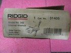 Ridgid 31405 342 Internal Wrench 4 1 2   1  - 2  Pipe Capacity  15 8 Lbs
