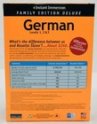 New Instant Immersion Family Edition Deluxe German Levels 1 2 3 Pc mac tablet