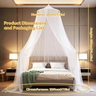 Mosquito Net For Bed Canopy For Girls  Twin To King Size Bed Canopy Curtains Fro