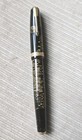 Parker Vacumatic Major Speedline Golden Brown Pearl Fountain Pen Gold F Nib