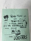 Vintage The Lobsters Penetrators Grad Night Punk Flyer Estrella Country Club