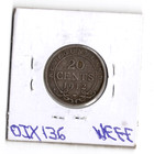 World Coins  Newfoundland 20 Cent 1912 Silver