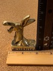 Timberjack Smaller Donkey Brass Statue 2 3 4 Inches Solid Metal Well Made