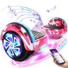 New Two Wheel Electric Scooter 6 5  Hoverboard For Kids W  Bluetooth Lights    