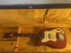 1960   s Vintage Rare Red Gibson Electric Guitar  With Case