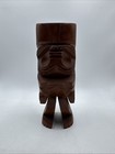Hawaii Tiki Wooden Amulet Carving Vintage 25cm Shrine Decor Collectible