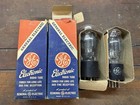 Lot Of 2 Vintage Ge Type 82  Rectifier Radio Tubes Original Boxes
