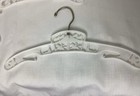 Vtg 1950   s Set 6 Baby Child Clothes Hangers Swivel Circus Carousel White