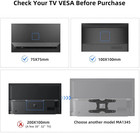 Tv Wall Bracket Mount Swivel And Tilt For Most 15 -32  Led  Lcd  Oled Flat Scree