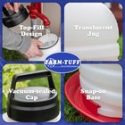 Farm-tuff Top Fill Plastic Poultry And Game Bird Fountain  5 Gallon Capacity