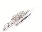 Yamaha 361   362  Silver Head Intermediate B Foot Open Hole Flute Reconditioned 