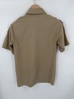 Boy Scouts Bsa Youth Uniform Shirt Polyester Blend Beige Usa Made Size Large